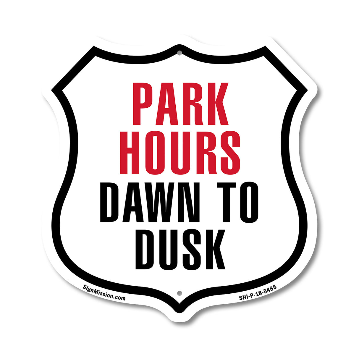 Park Hours Dawn Dusk