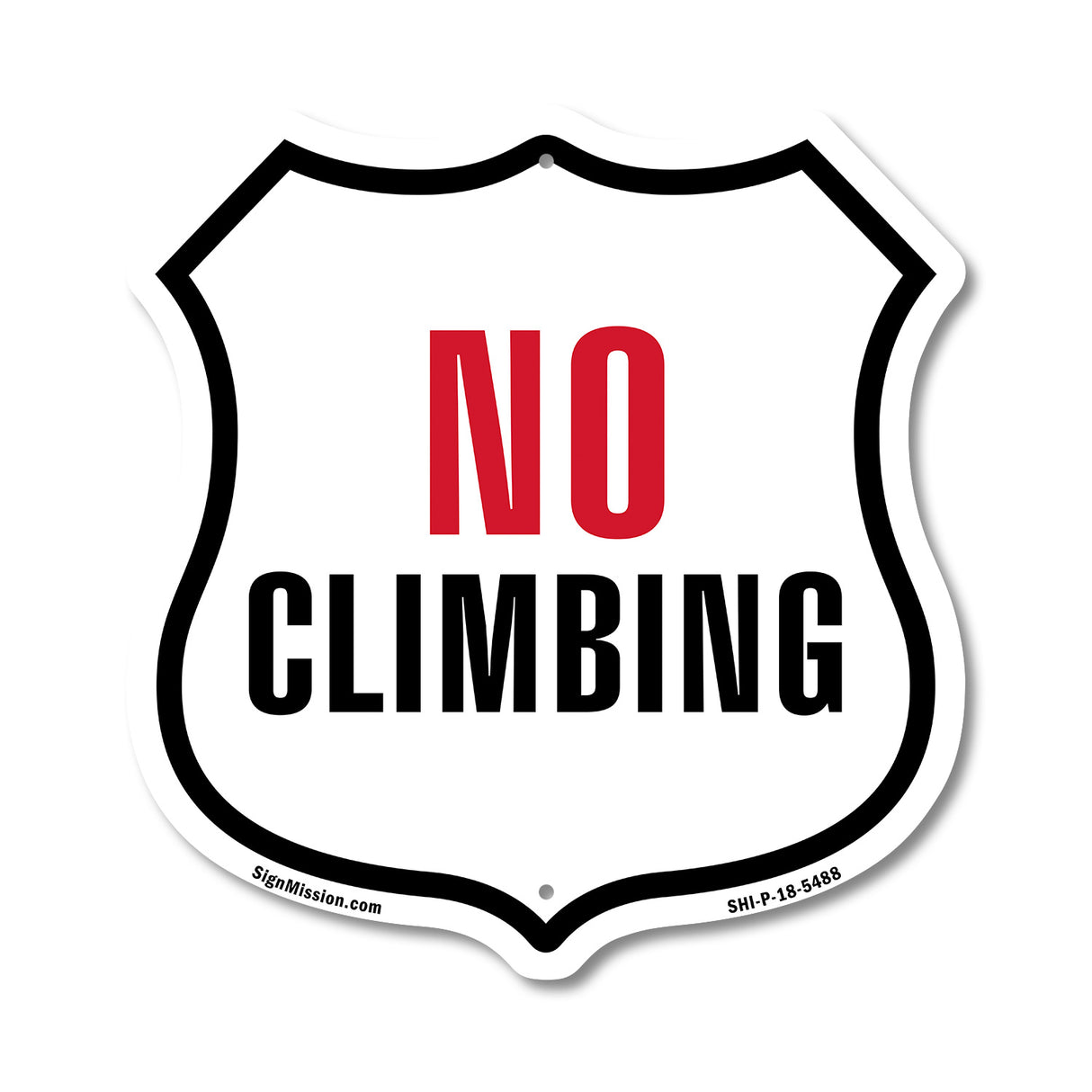 No Climbing