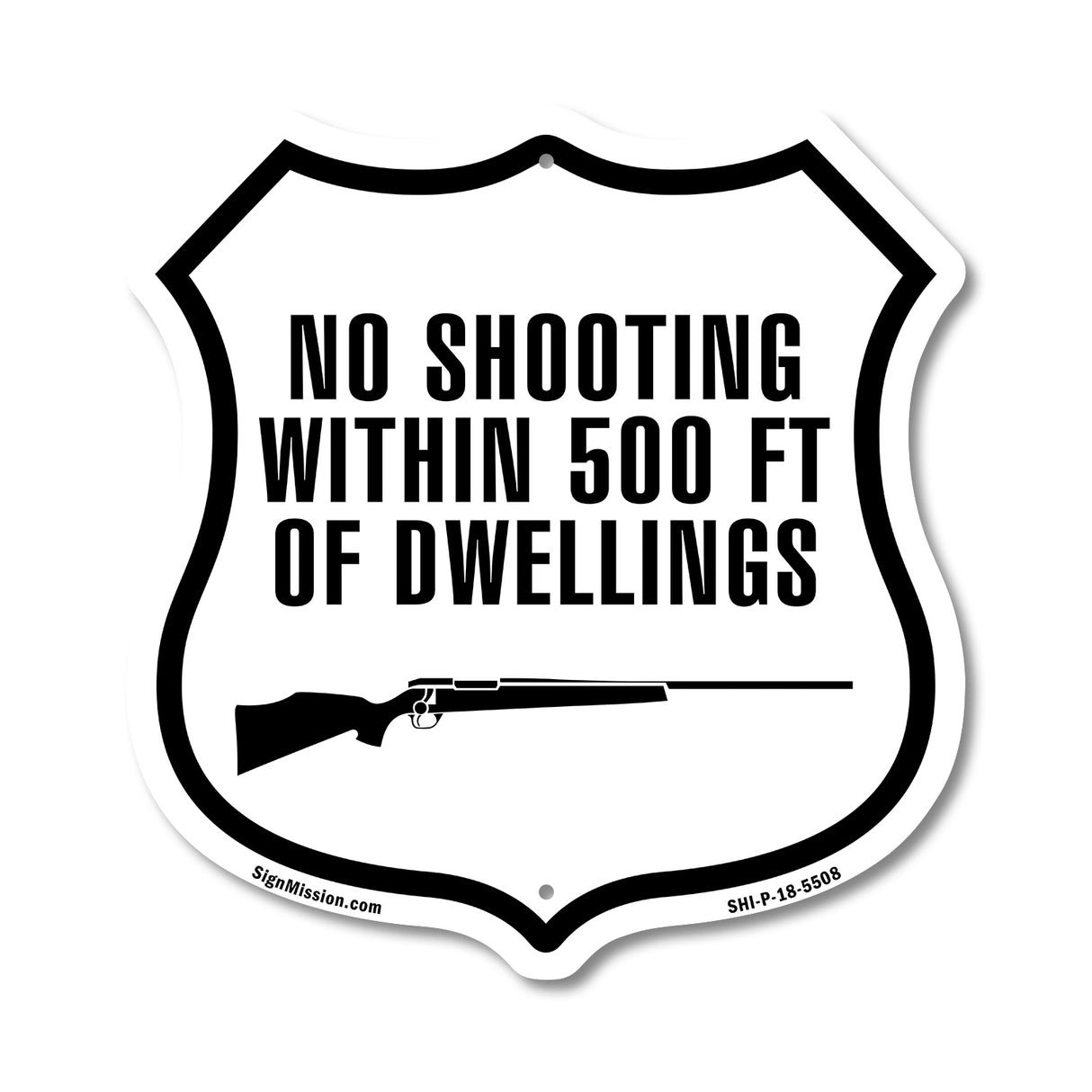 No Shooting within 500 Feet of Dwellings