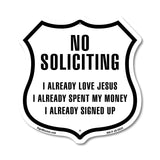 No Soliciting I Already