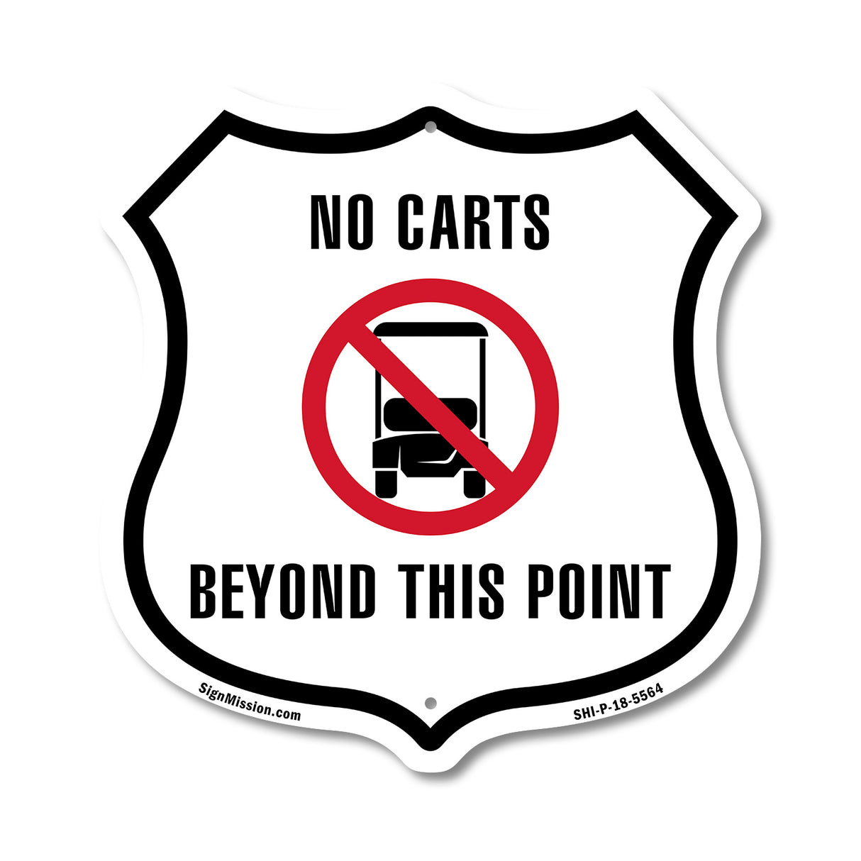 No Carts Beyond This Point