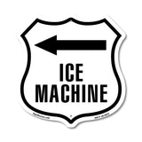 Ice machine left