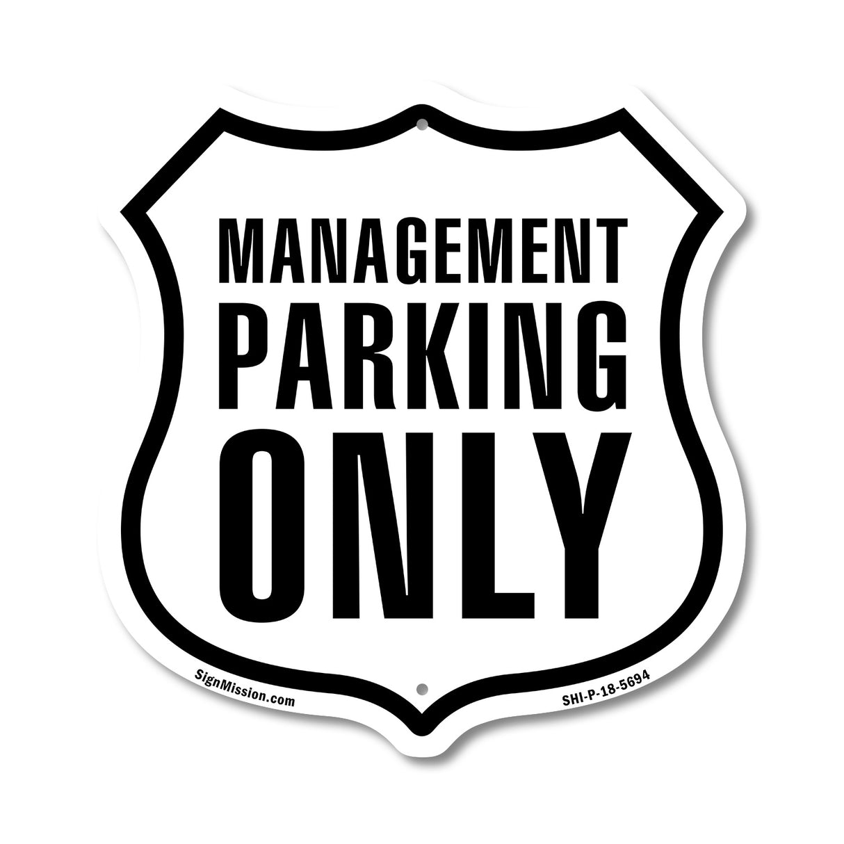 Management Parking Only