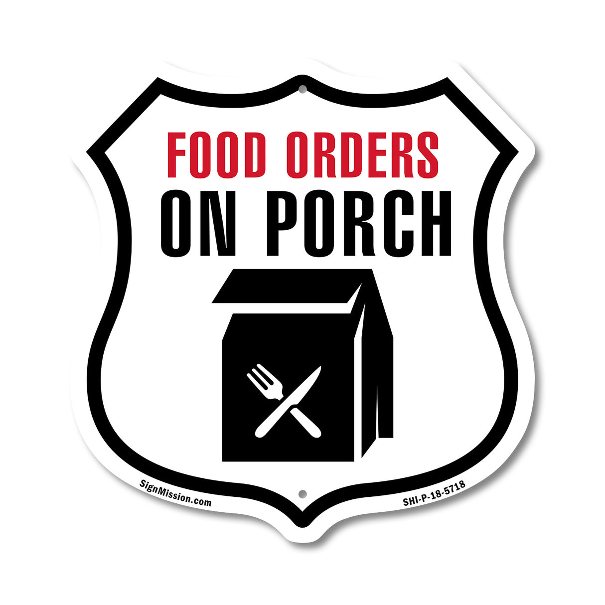 Food Orders on Porch