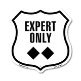 Expert Only Trail Ski Slope