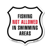 Fishing Not Allowed in Swimming Areas