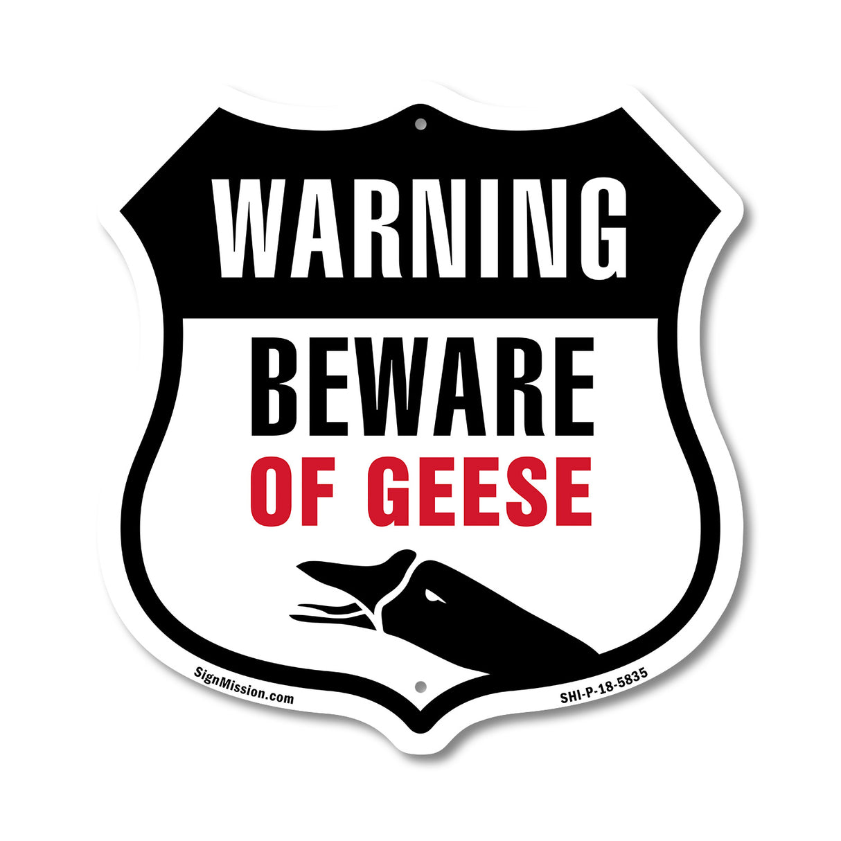 Warning Beware Geese