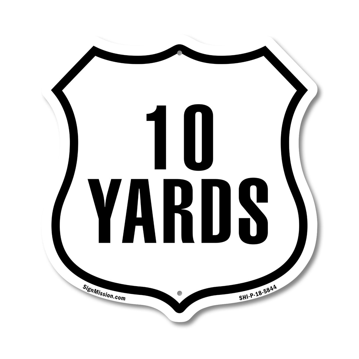 10 Yards Golf Course Running Race 5k Marathon Distance Marker