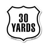 30 Yards Golf Course Running Race 5k Marathon Distance Marker
