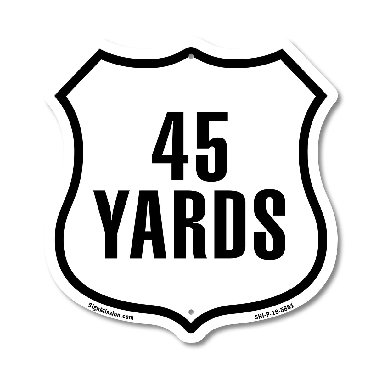 45 Yards Golf Course Running Race 5k Marathon Distance Marker