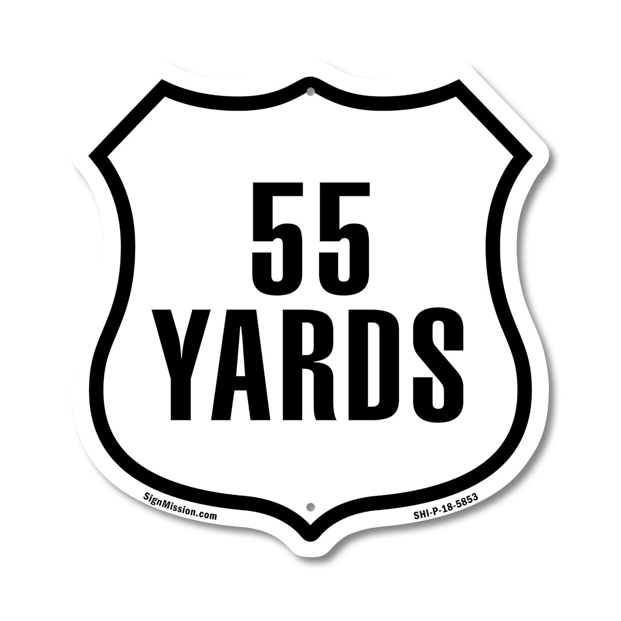 55 Yards Golf Course Running Race 5k Marathon Distance Marker