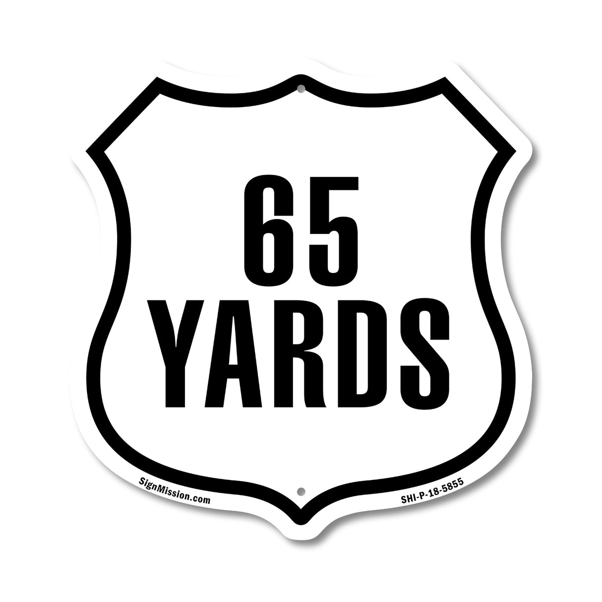 65 Yards Golf Course Running Race 5k Marathon Distance Marker
