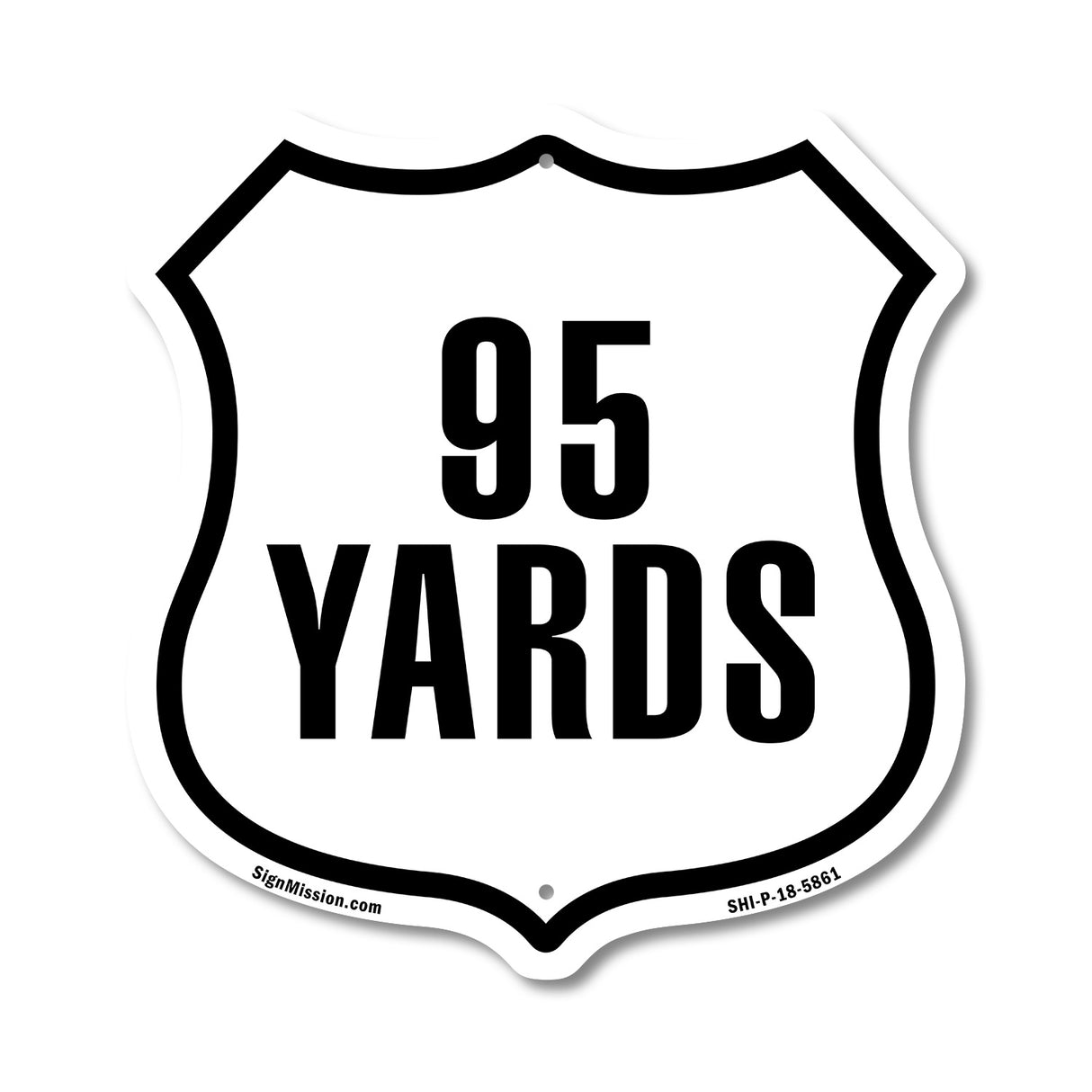 95 Yards Golf Course Running Race 5k Marathon Distance Marker