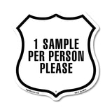 1 Sample Per Person Please