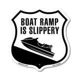 Boat Ramp Is Slippery