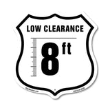 Caution Low Clearance 8 ft