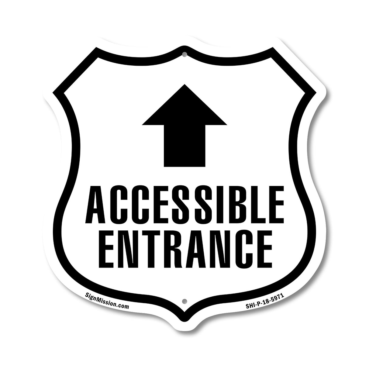 Accessible Entrance Handicap Up