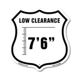 Caution Low Clearance 7-6 ft