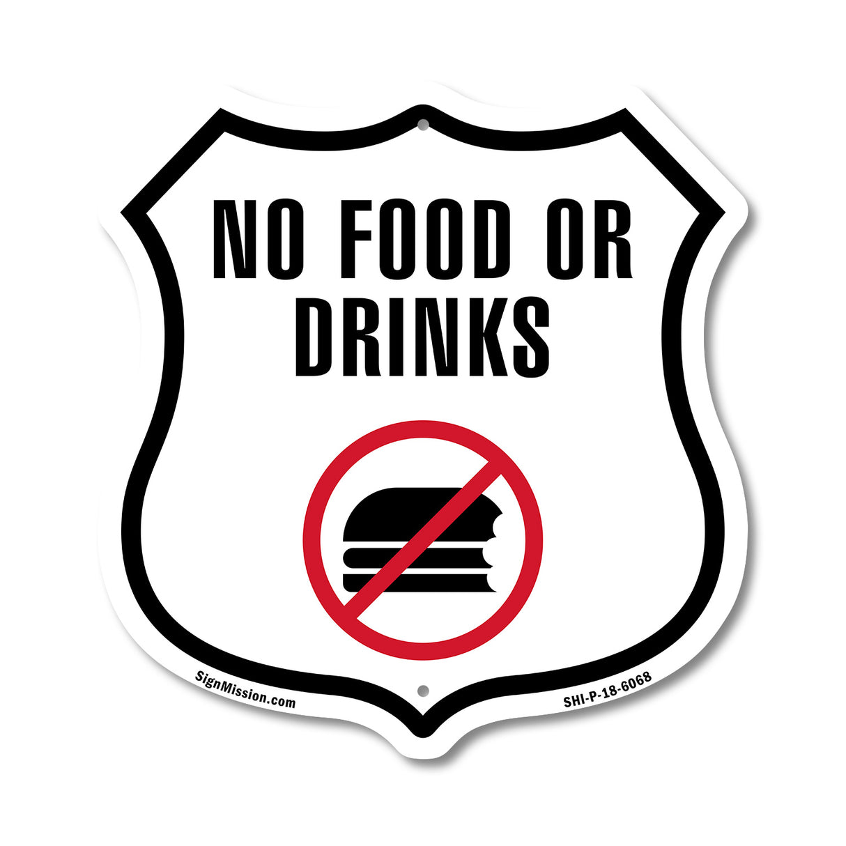 No Food Or Drinks
