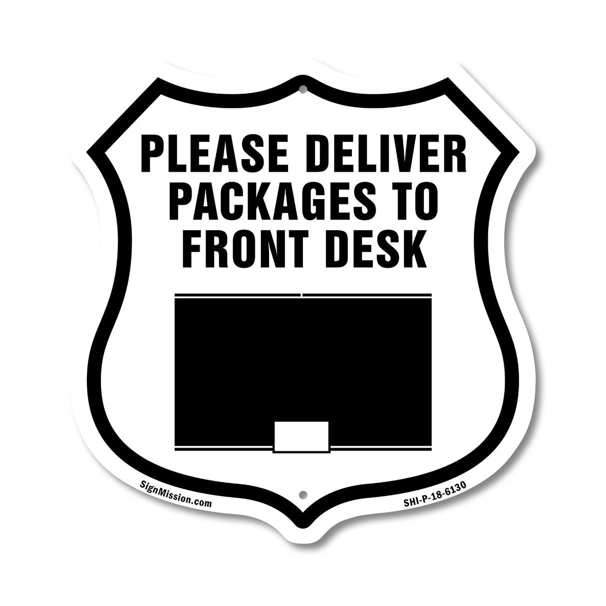 Please Deliver Packages To Front Desk