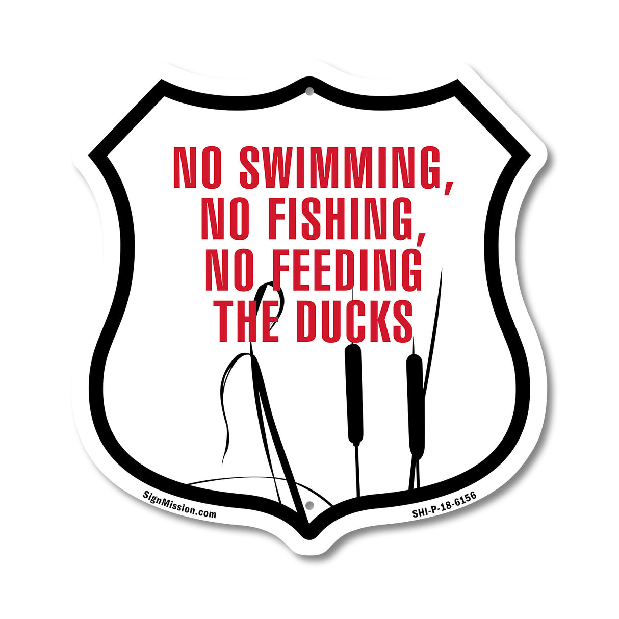 No Swimming No Fishing No Feeding The Ducks