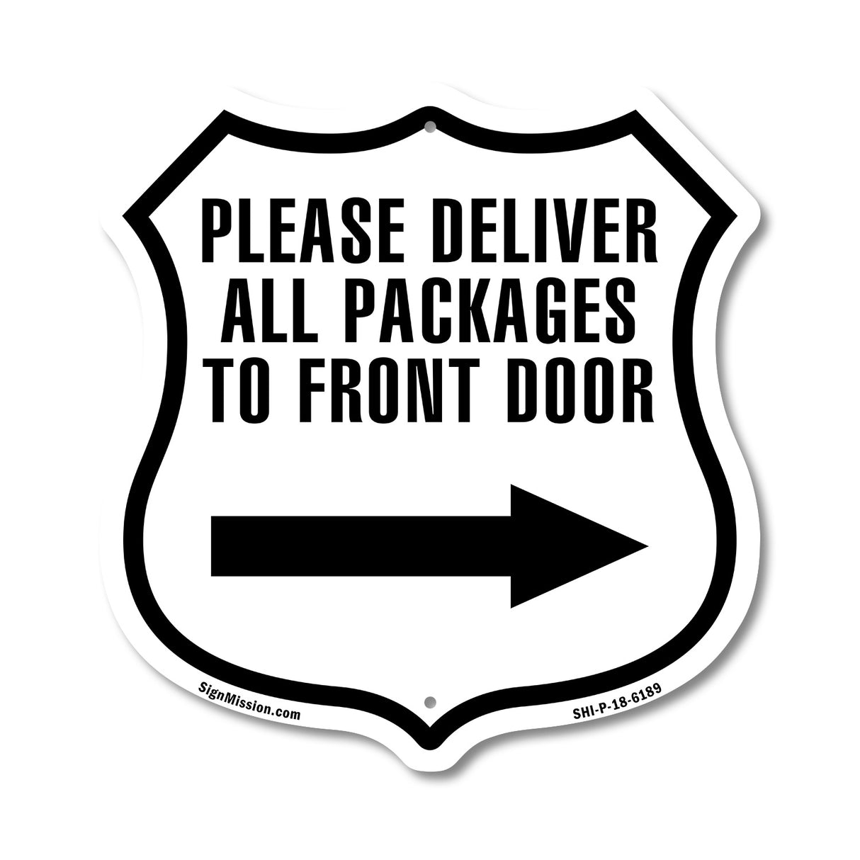 Please Deliver All Packages To Front Door Right