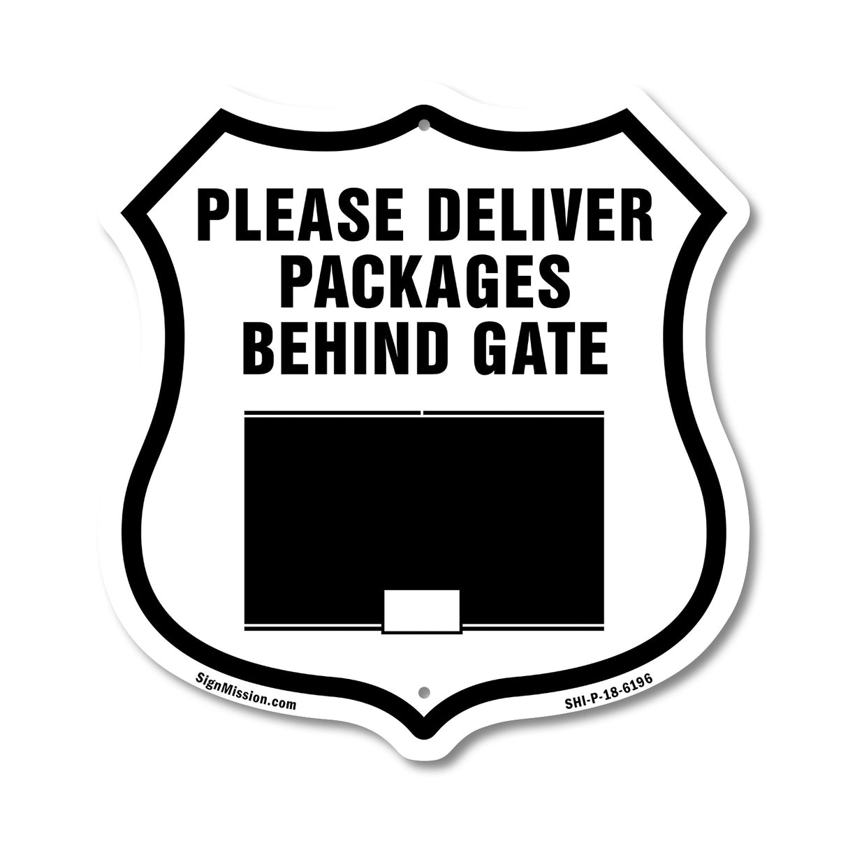 Please Deliver All Packages Behind Gate