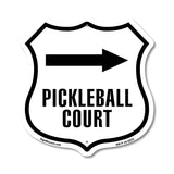 Pickleball Court Right Arrow