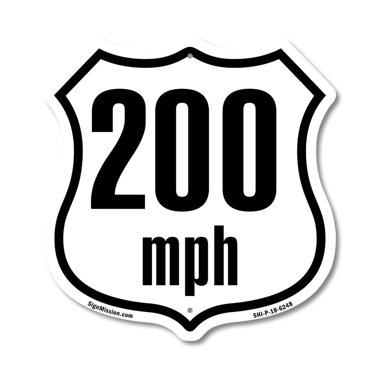 200 MPH Miles Per Hour