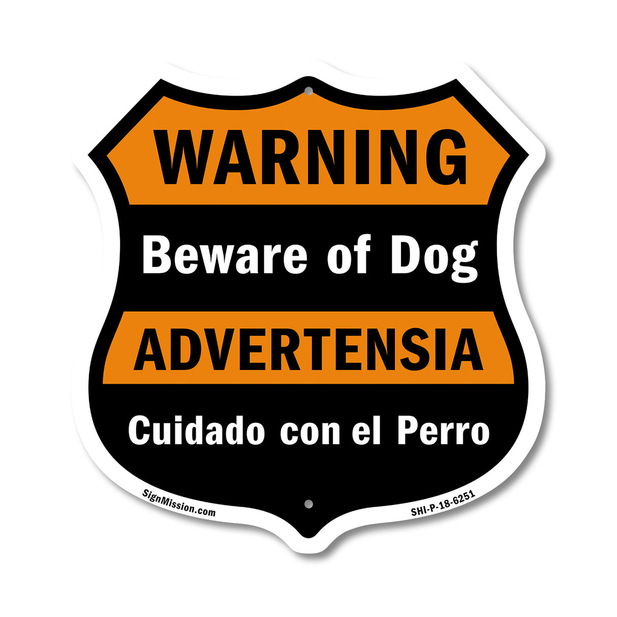 Beware of Dog Bilingual English / Spanish
