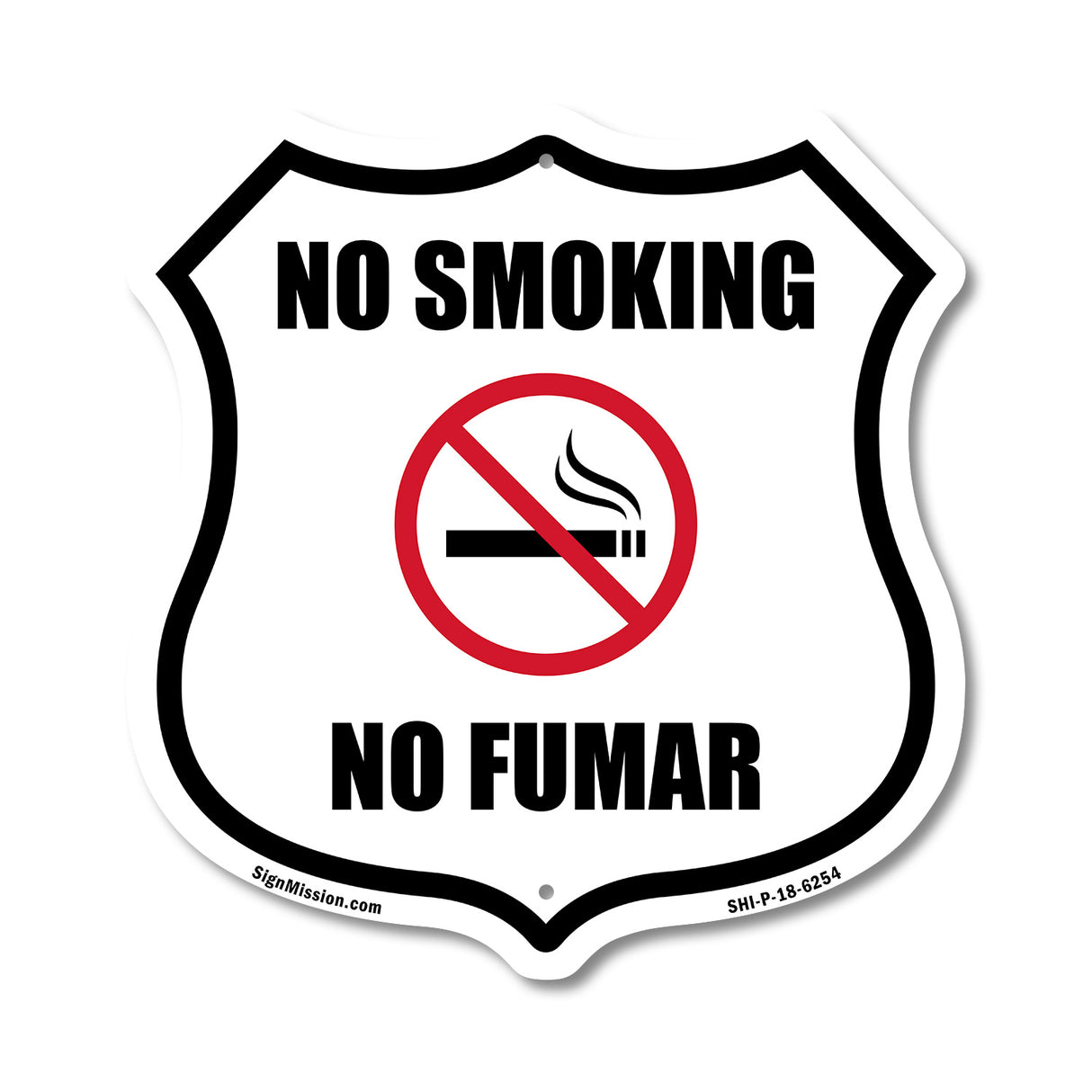 No Smoking No Fumar Bilingual English / Spanish
