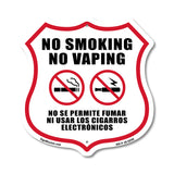 No Smoking No Vaping Bilingual English / Spanish