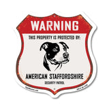 Warning This Property is Protected by American Staffordshire