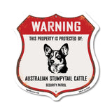 Warning This Property is Protected by Australian Stumpy Tail Cattle