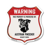 Warning This Property is Protected by Austrian Pinscher