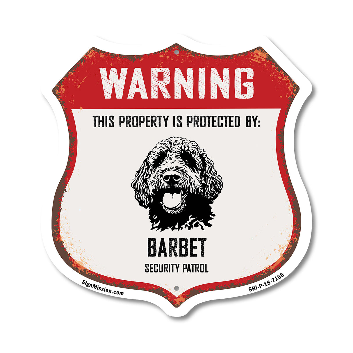 Warning This Property is Protected by Barbet