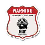 Warning This Property is Protected by Barbet