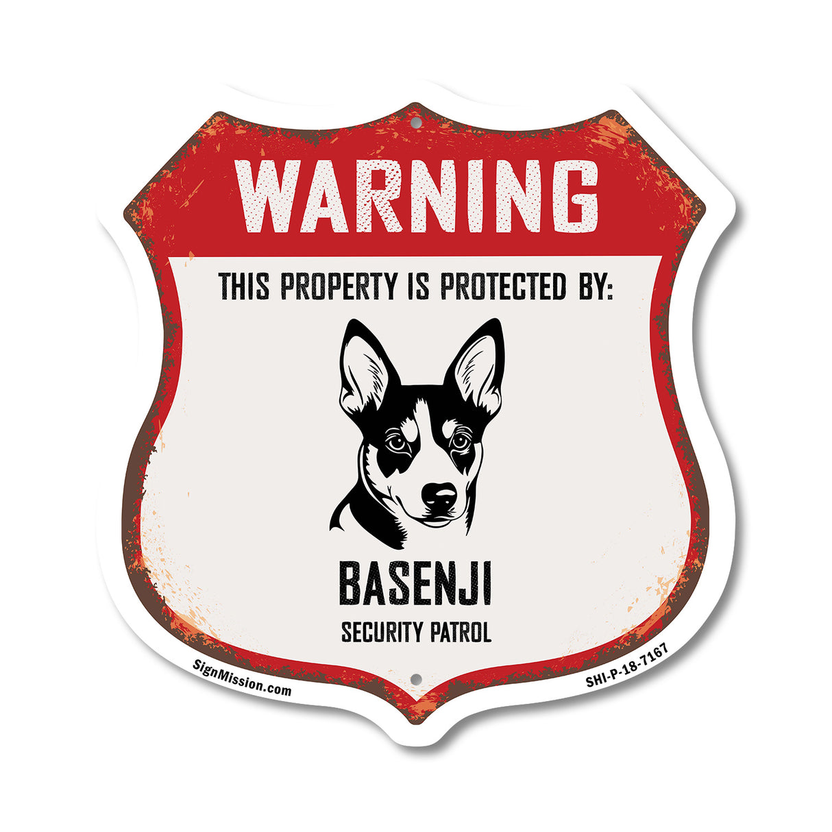 Warning This Property is Protected by Basenji