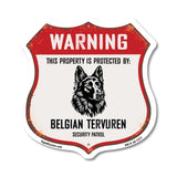 Warning This Property is Protected by Belgian Tervuren