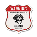 Warning This Property is Protected by Bolognese