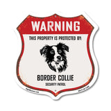 Warning This Property is Protected by Border Collie