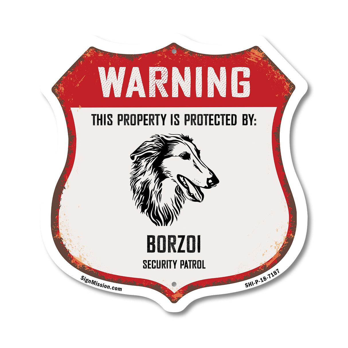 Warning This Property is Protected by Borzoi
