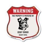 Warning This Property is Protected by Cesky Terrier