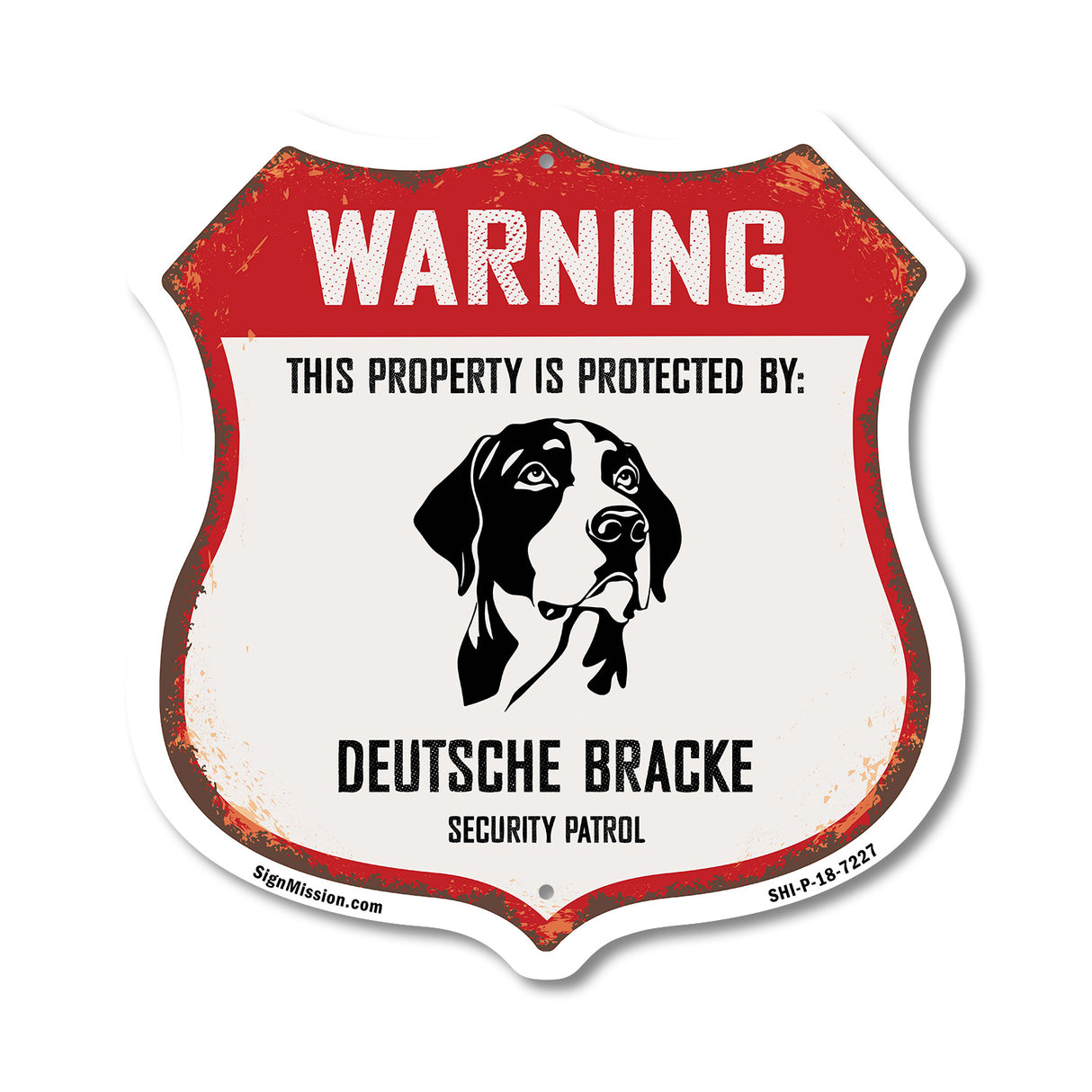Warning This Property is Protected by Deutsche Bracke