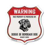 Warning This Property is Protected by Dogue De Bordeaux Dog