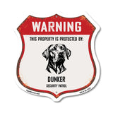 Warning This Property is Protected by Dunker