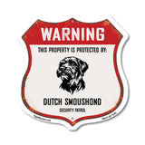 Warning This Property is Protected by Dutch Smoushond