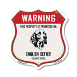 Warning This Property is Protected by English Setter