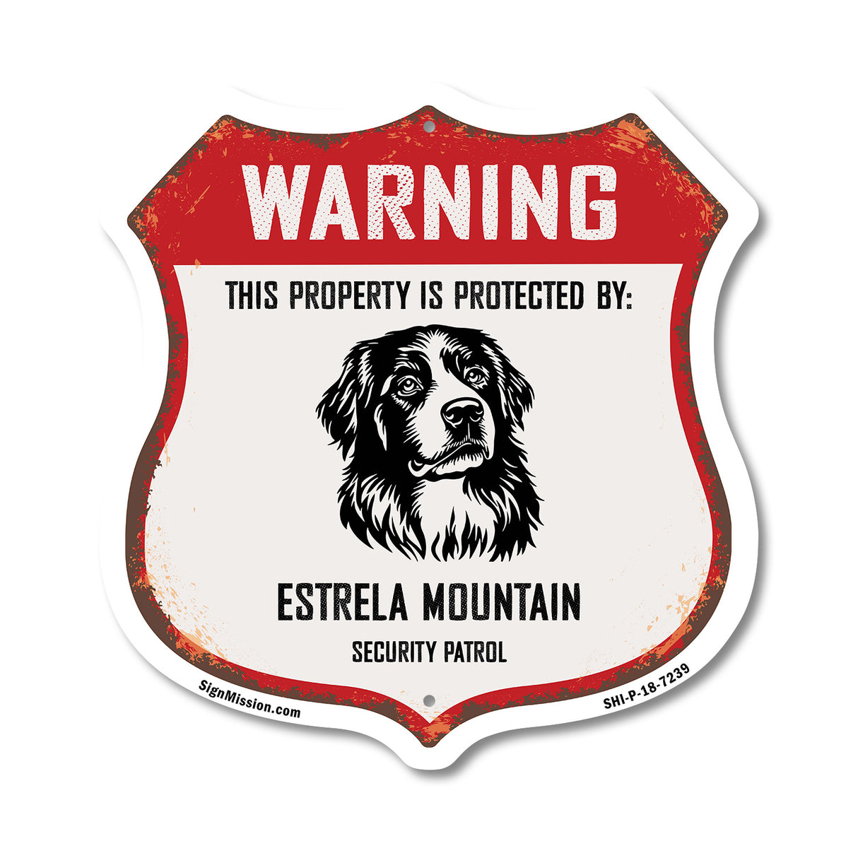 Warning This Property is Protected by Estrela Mountain