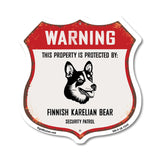 Warning This Property is Protected by Finnish Karelian Bear